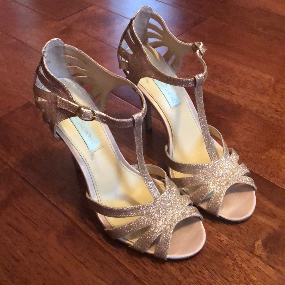 Betsey Johnson Something Blue Bridal Wedding Shoes